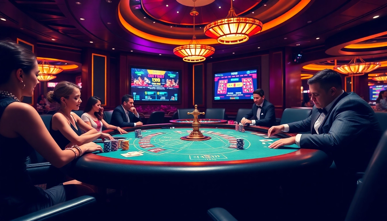 Experience thrilling gaming at https://ok365vvip.com/ with vibrant poker chips and an exciting roulette wheel.