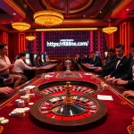 Experience the thrill of casino gaming at https://rr88me.com/ with poker chips and a roulette wheel in action.