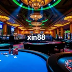 Experience the excitement of xin88 with vibrant casino gaming action and luxurious decor.