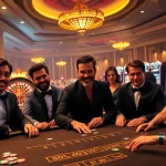 Action-packed casino scene at 789bet with blackjack, roulette, and vibrant players enjoying the excitement.