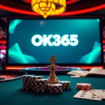 Experience thrilling gameplay at OK365's vibrant casino with poker and roulette.