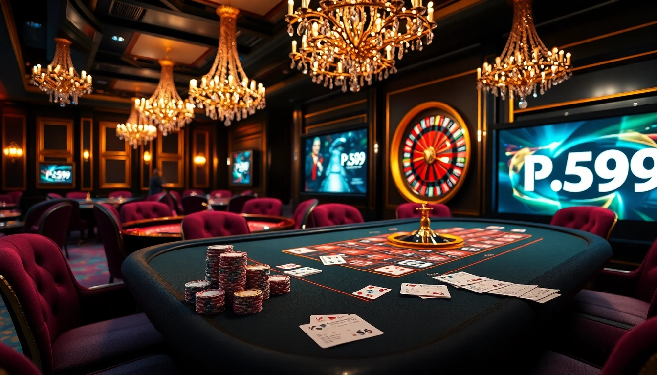Play poker with PS99 chips on a luxurious casino table surrounded by excitement.