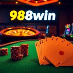 Experience the thrill of playing at 98win casino with vibrant poker and roulette tables.