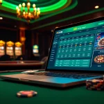 Experience the thrill of gambling with uu88 on a luxury casino table setup showcasing poker chips and cards.