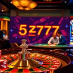 Experience the thrill of online gaming with vibrant visuals of 5z777 casino excitement.