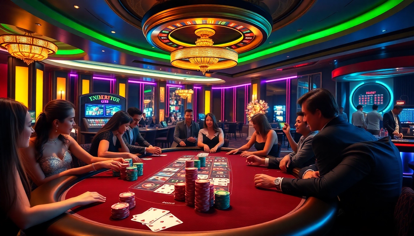 Experience the thrill of gaming at https://one88.bid/ with vibrant poker action and lavish casino ambiance.