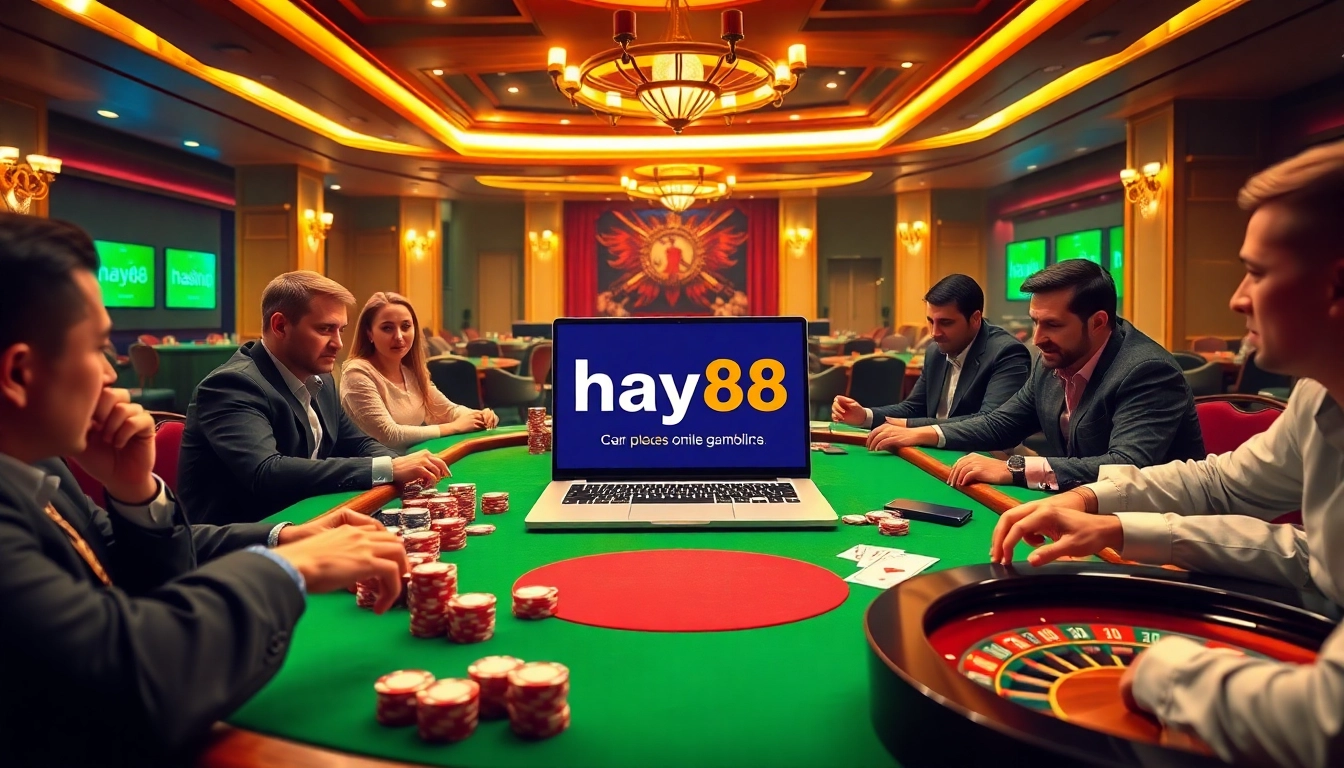 Experience the excitement of the hay88 deal at a luxurious casino poker table.