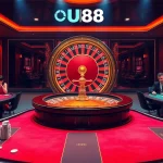 Players engaging in exciting casino games at UU88, showcasing luxury and thrill.