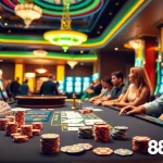 Experience the thrilling action at nhà cái 888new with vibrant casino tables and exciting games.