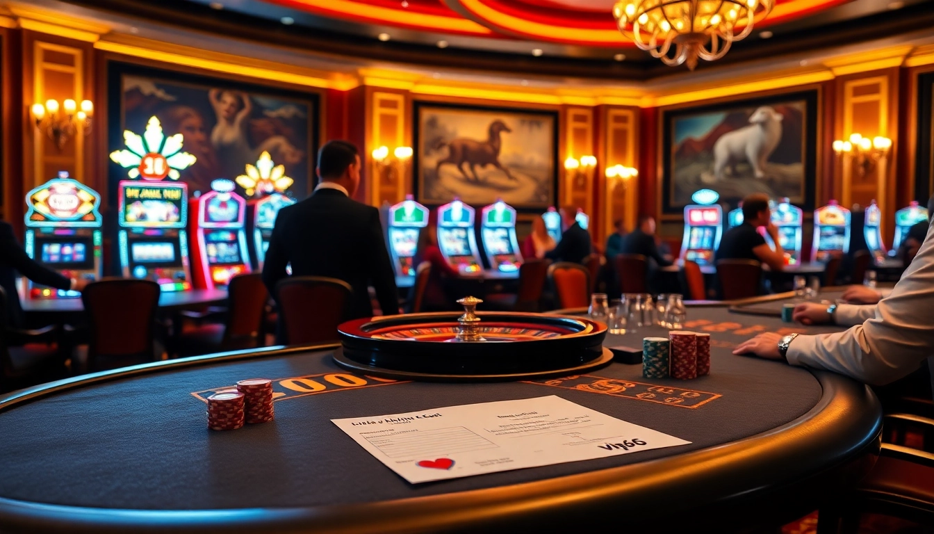 Experience the thrill of gambling at vip66 with vibrant poker tables and exciting casino games.