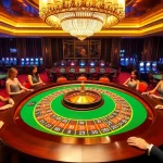 Players engage with a thrilling tr88 casino atmosphere, showcasing vibrant gambling activity.