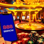 Experience the thrill of betting at 888NOW with dynamic casino visuals and engaging gaming action.