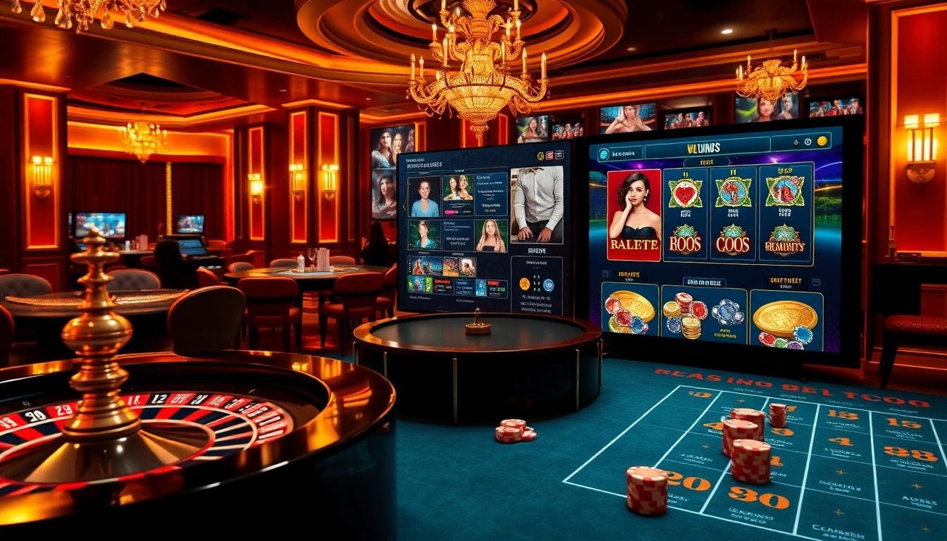 Interactive gambling scene at https://vua88h.com/ showcasing poker chips and roulette for an exciting player experience.