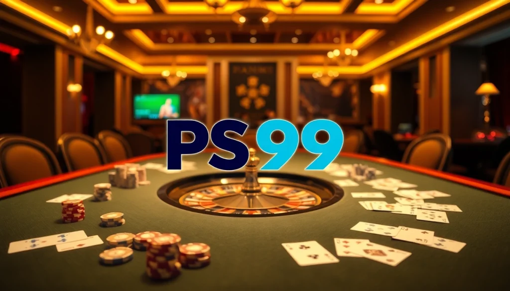 Experience thrilling gaming at the trang chủ PS99 with vibrant casino visuals and engaging poker action.