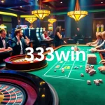 Experience thrilling gaming action at 33win with exciting casino tables, cards, and roulette wheels.
