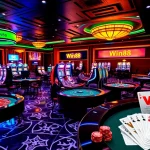 Experience the excitement of win 88 at vibrant casino tables with engaged gamblers.