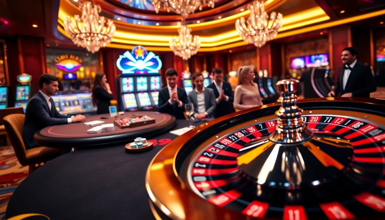 Engaged players enjoying poker and roulette at 999bet, capturing the excitement of online gambling.