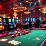 Experience the excitement of online gambling at https://kwin.bio/ with vibrant slot machines and poker tables.