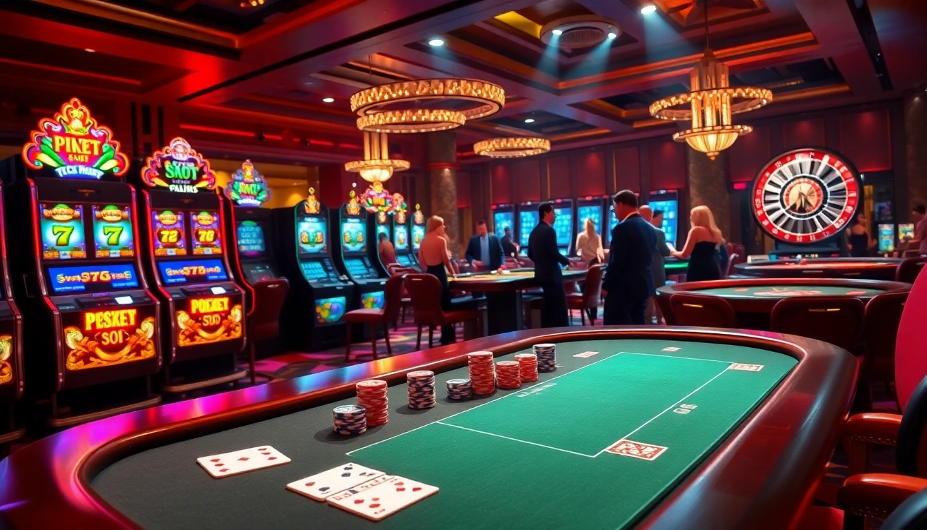 Experience the excitement of online gambling at https://kwin.bio/ with vibrant slot machines and poker tables.