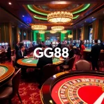 GG88 players enjoying high-stakes action at a vibrant casino table.