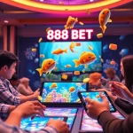 Experience the excitement of bắn cá 88BET with vibrant graphics and engaging gameplay in this online casino scene.