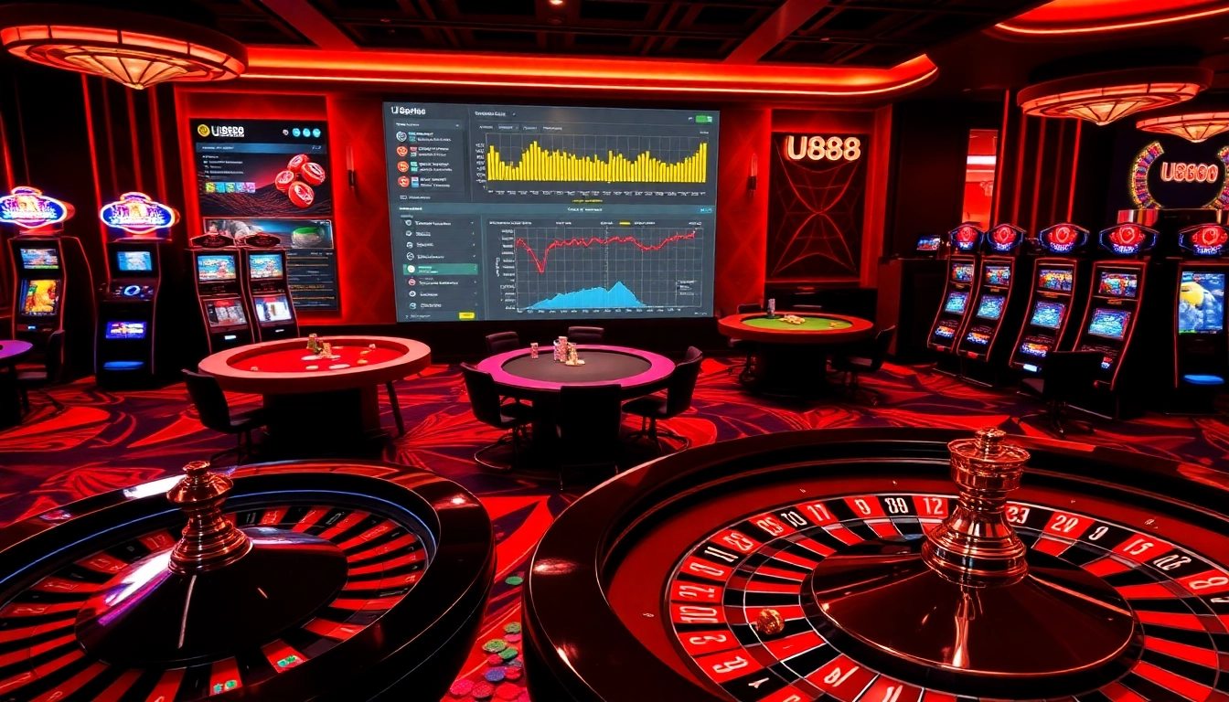 Experience thrilling betting action at U888's online casino with vibrant gameplay and cutting-edge odds.