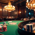 High-stakes poker action at LC 88 casino featuring vibrant chips and cards.
