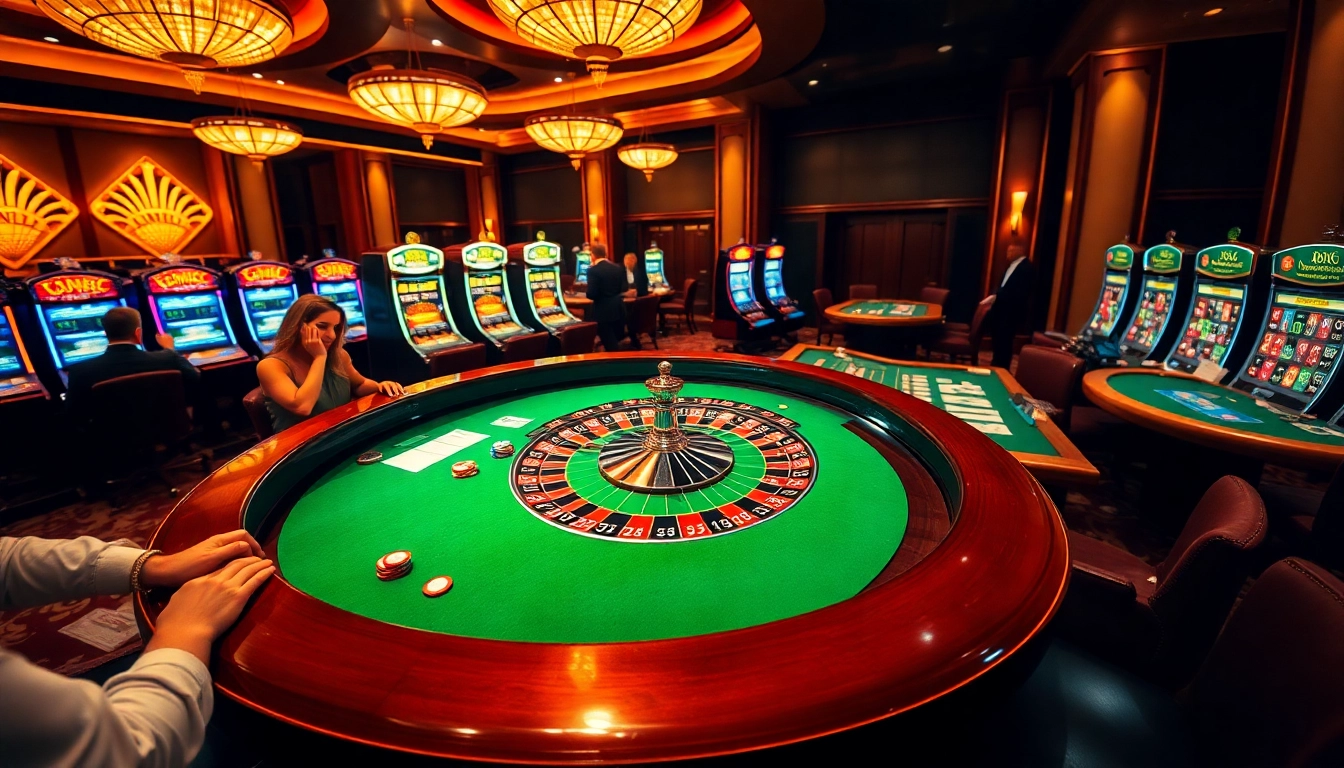 Engaging players at a luxurious casino table, featuring CM88-themed roulette for high-stakes excitement.