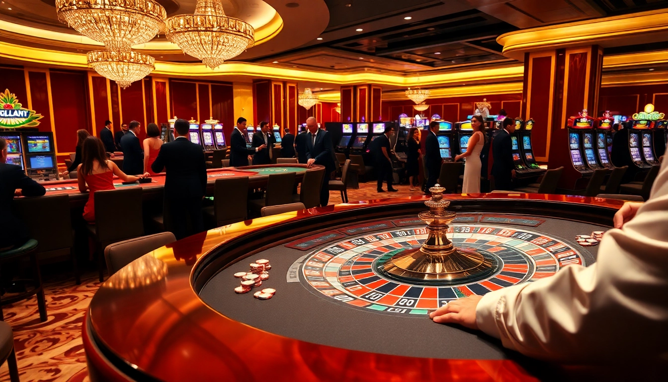 Experience the thrill of gambling at https://urr88.com/ with an upscale casino atmosphere, dealers, and vibrant games.