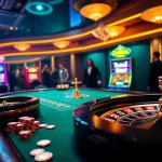 Experience the thrill of high-stakes gaming at GG88's luxurious casino table.