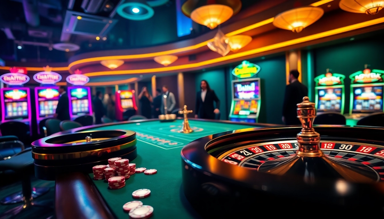 Experience the thrill of high-stakes gaming at GG88's luxurious casino table.