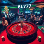 Players engaging in thrilling roulette and poker action at 6L777 casino