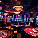Players engaging in thrilling games at the KJC casino, showcasing excitement and high-stakes action.