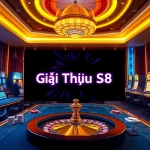 Engaging online casino experience featuring Giới Thiệu S8 with roulette wheels and excited players.