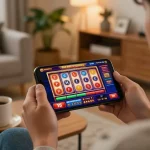Experience exciting slot gameplay on mobile with 88 vv in a cozy home setting.