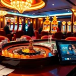 Action-packed gaming at 789club casino table featuring vibrant chips and elegant players.