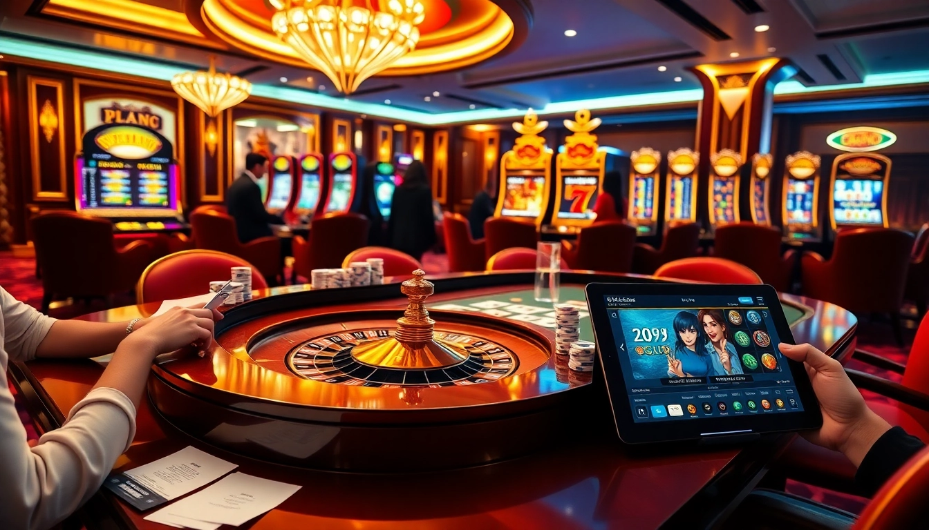 Action-packed gaming at 789club casino table featuring vibrant chips and elegant players.