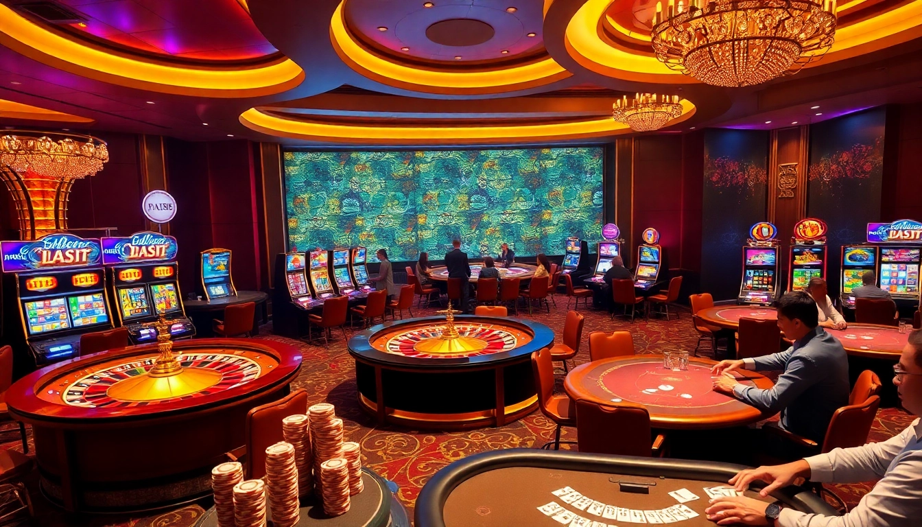 Experience the excitement of max88 with vibrant casino games, poker tables, and roulette.