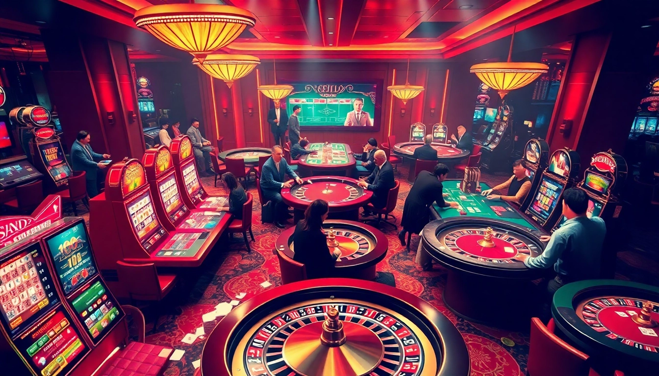 S8 offers an exciting casino environment with vibrant tables and engaging players.