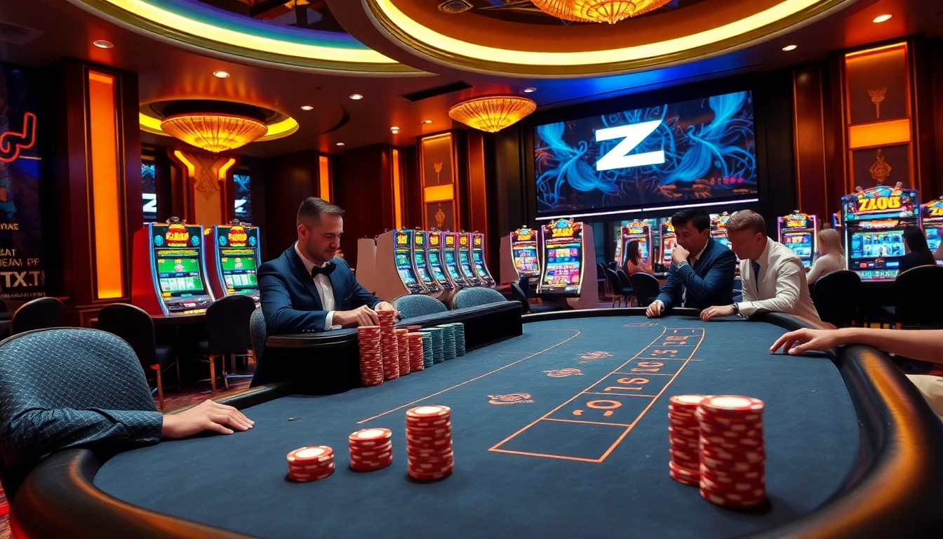 Enjoying a thrilling game at Zx 88 with vibrant casino atmosphere and professional dealers.