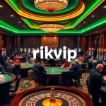 Experience the excitement of playing at rikvip in a luxurious casino atmosphere filled with vibrant action.