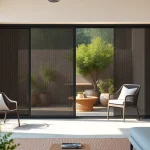 Enhance outdoor living with a fly screen for patio doors, seamlessly blending design and functionality in a home setting.