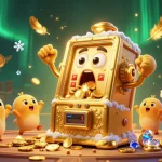 Experience the thrilling jackpot excitement with OPEN88's animated slot machine and golden visuals.
