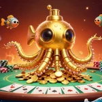 Engage with s666 as the golden kraken submarine battles through riches at the ultimate poker game.