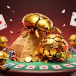 B52club promotions come alive in a vibrant 3D illustration featuring golden coins and poker chips.