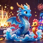 Experience immense jackpots at NOHU90 with vibrant visuals and thrilling characters in a dynamic casino scene.